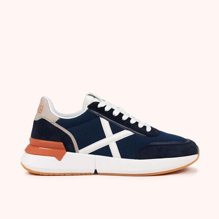 MUNICH VERSUS 116 Sneakers Deportivas Azul Marino y Naranja