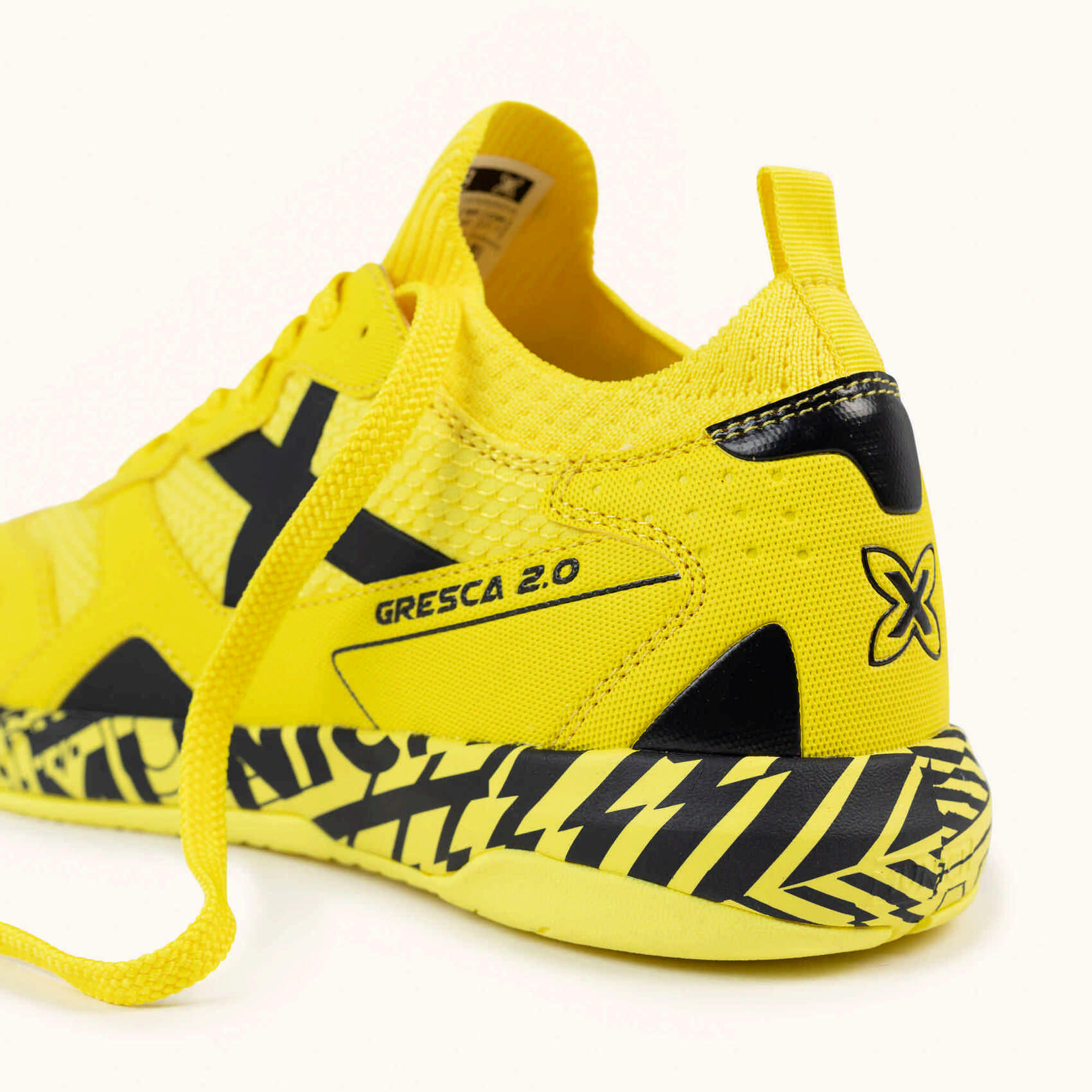 MUNICH GRESCA 2.0 10 Zapatillas de Fútbol Sala Profesionales Amarillo y Negro 2/5