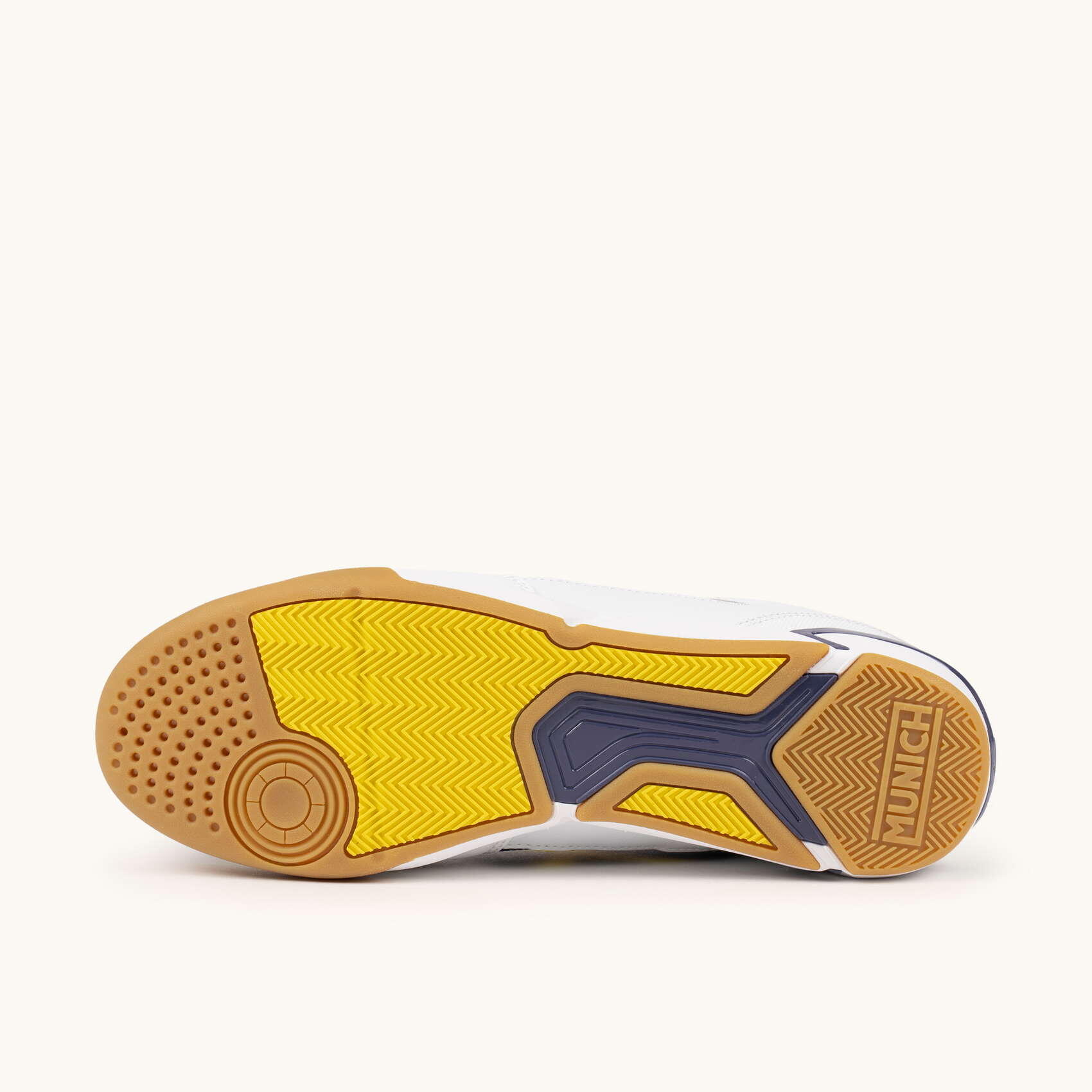 MUNICH ONE 78 Zapatillas de Fútbol Sala Ultra Ligeras Marino y Amarillo 4/5