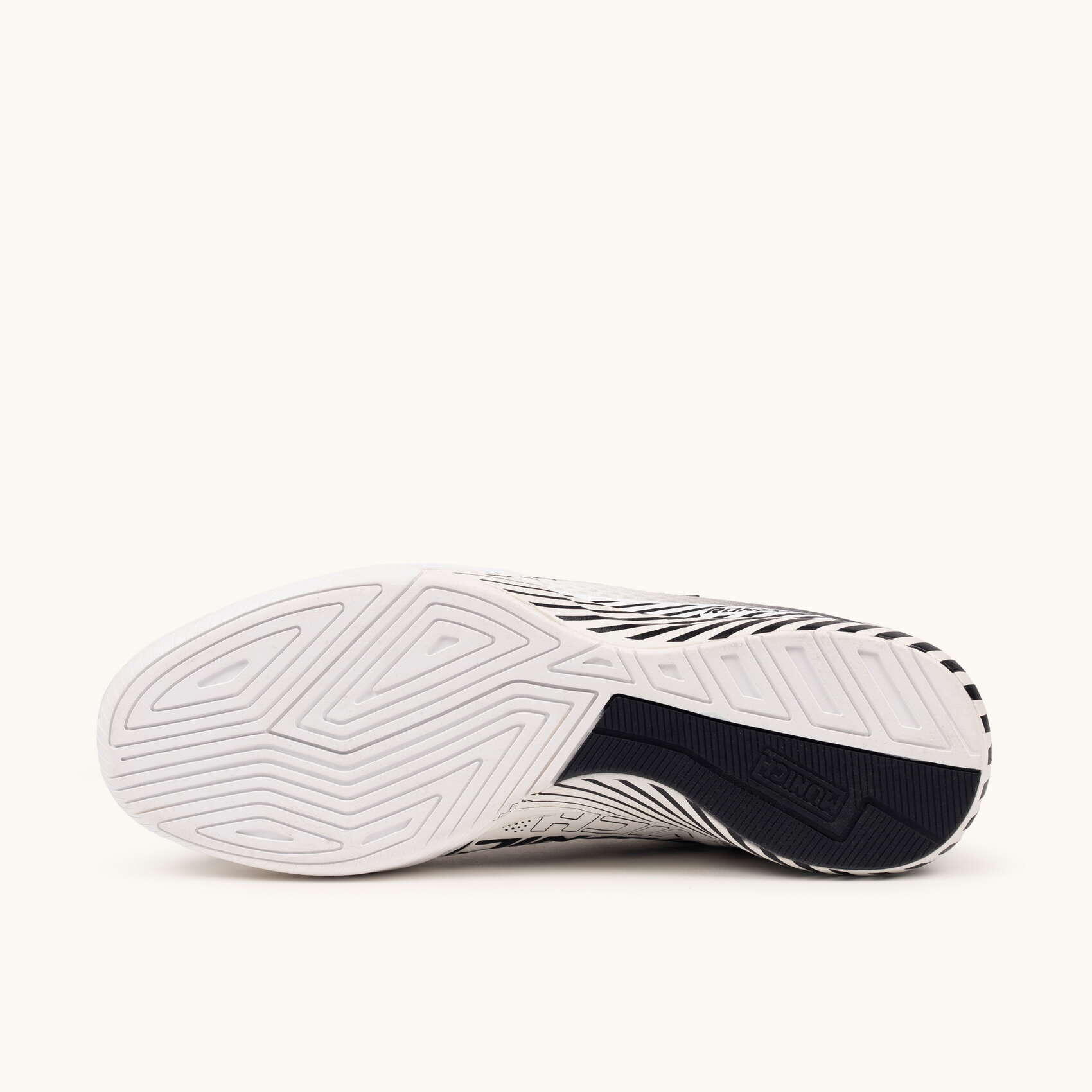MUNICH RONDO 22 Sneakers Calcio a 5 Professionali Bianco e Nero Design Linee 4/5