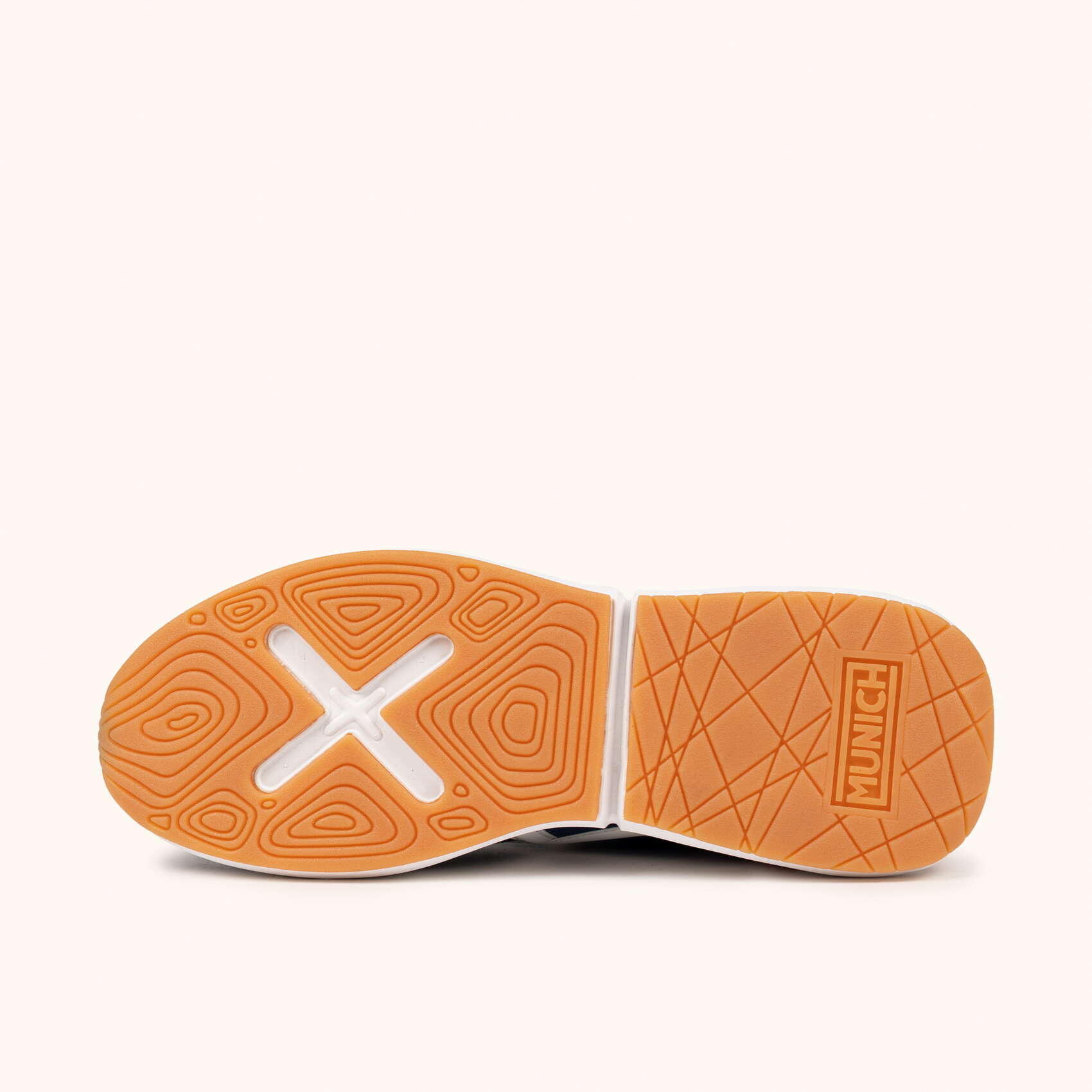 MUNICH VERSUS 116 Sneakers Deportivas Azul Marino y Naranja 4/5