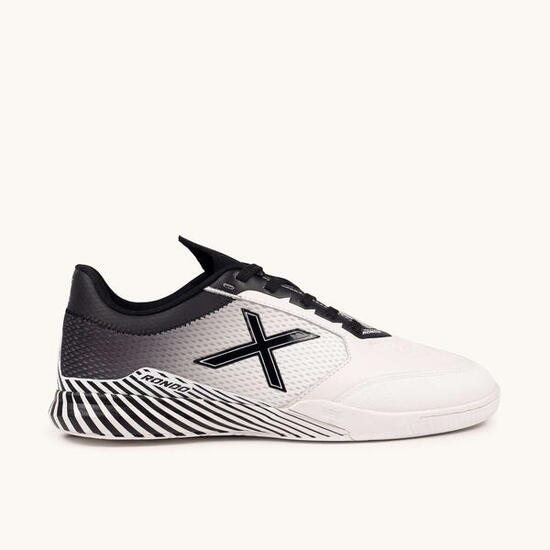 MUNICH RONDO 22 Sneakers Calcio a 5 Professionali Bianco e Nero Design Linee