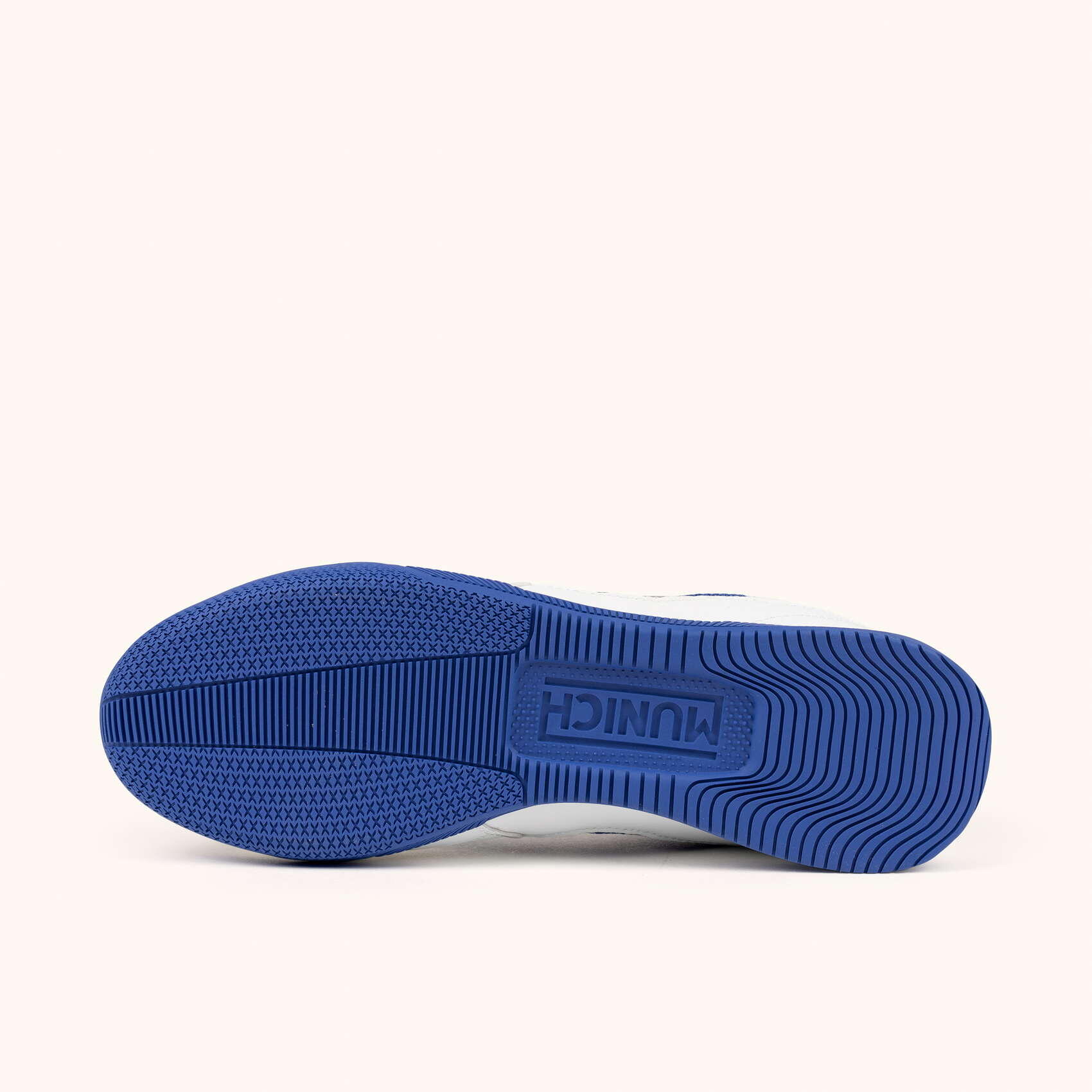 MUNICH DEBUT 05 Sneakers Calcio a 5 con Mesh Tecnico Bianco e Blu 4/5