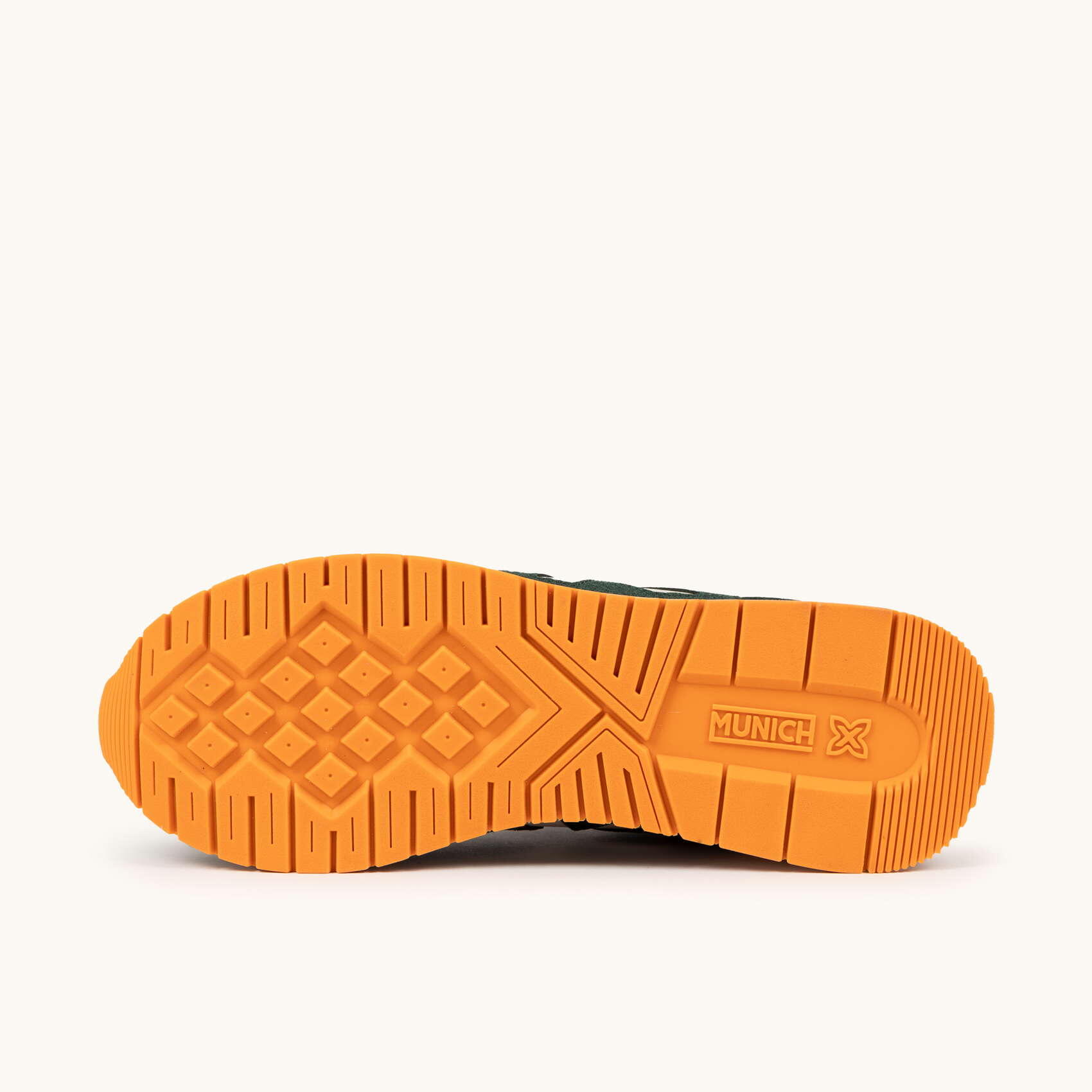 MUNICH DASH 273 Sneakers Retro Running Verde e Senape 4/5