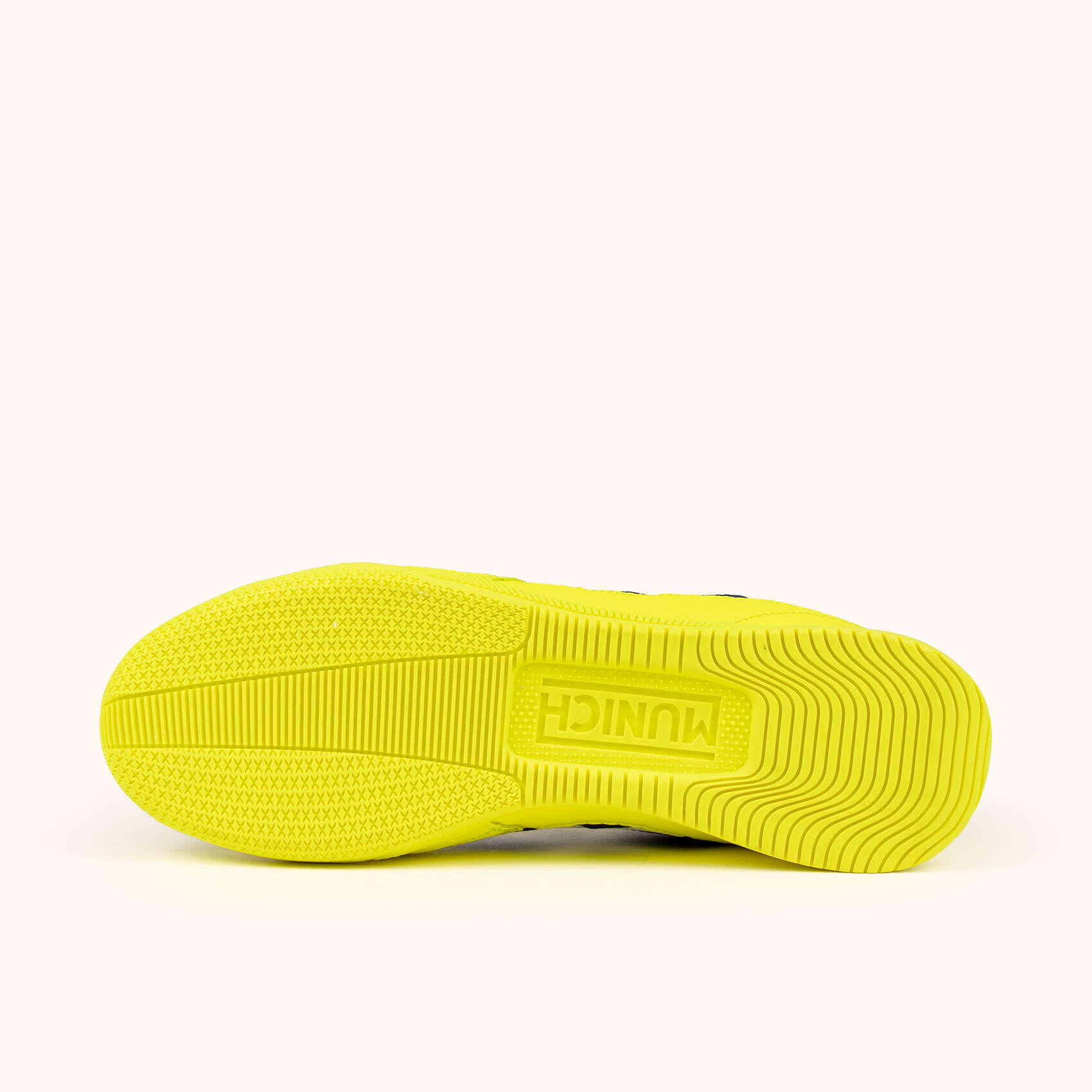 MUNICH DEBUT 07 Zapatillas de Fútbol Sala Profesionales Amarillo Flúor y Marino 4/5