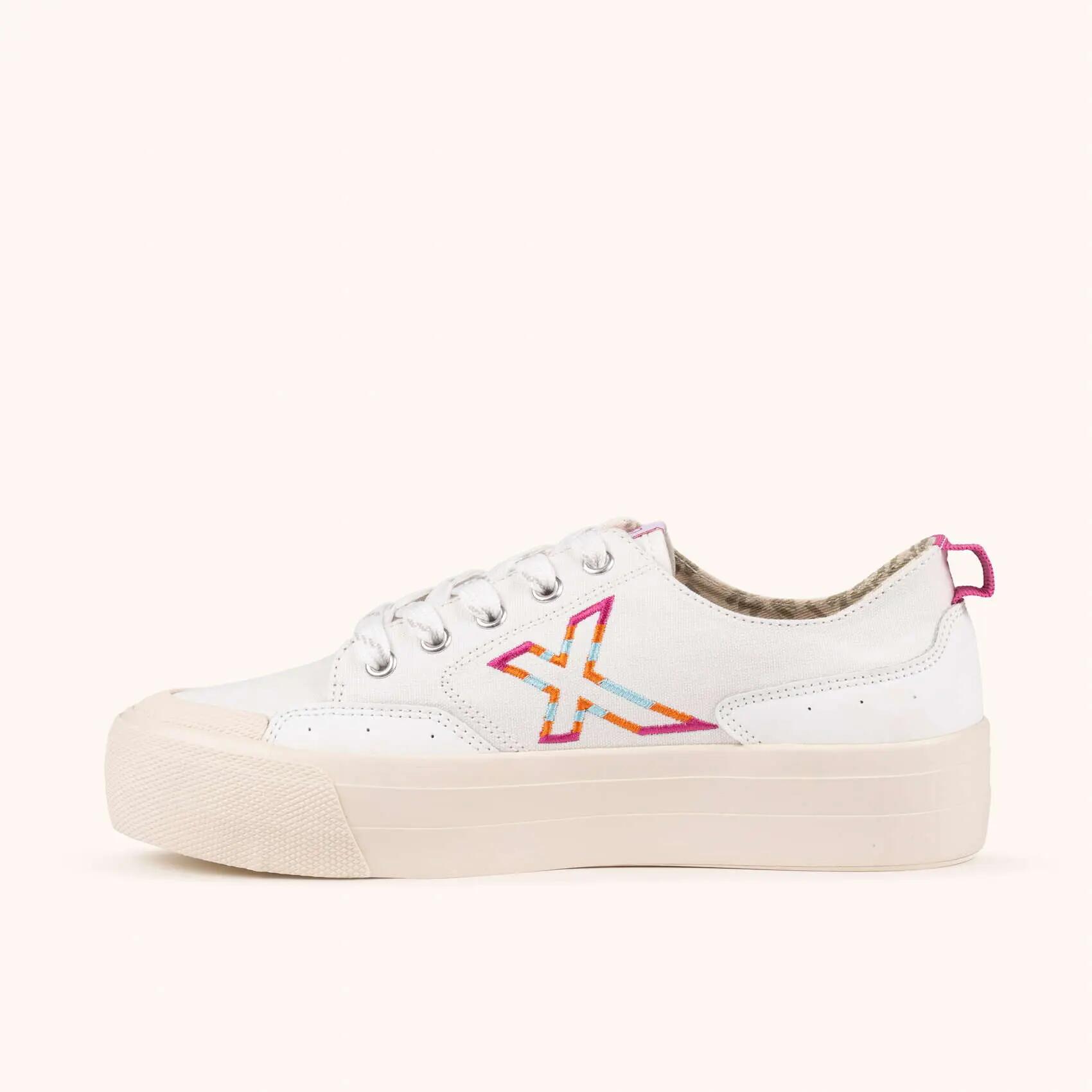 MUNICH MUNICH SWING SKY 06 Sneakers in tela con piattaforma 3/5
