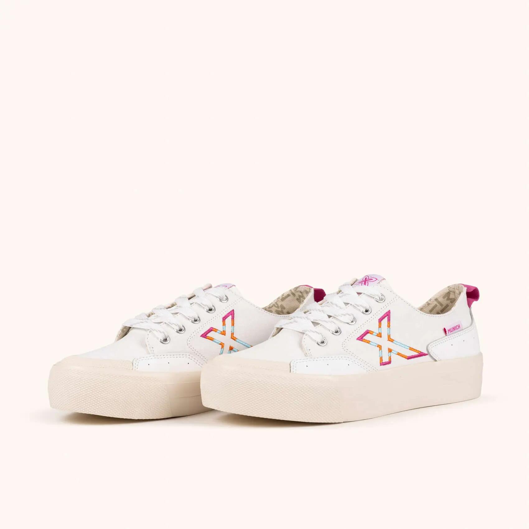 MUNICH MUNICH SWING SKY 06 Sneakers in tela con piattaforma 5/5