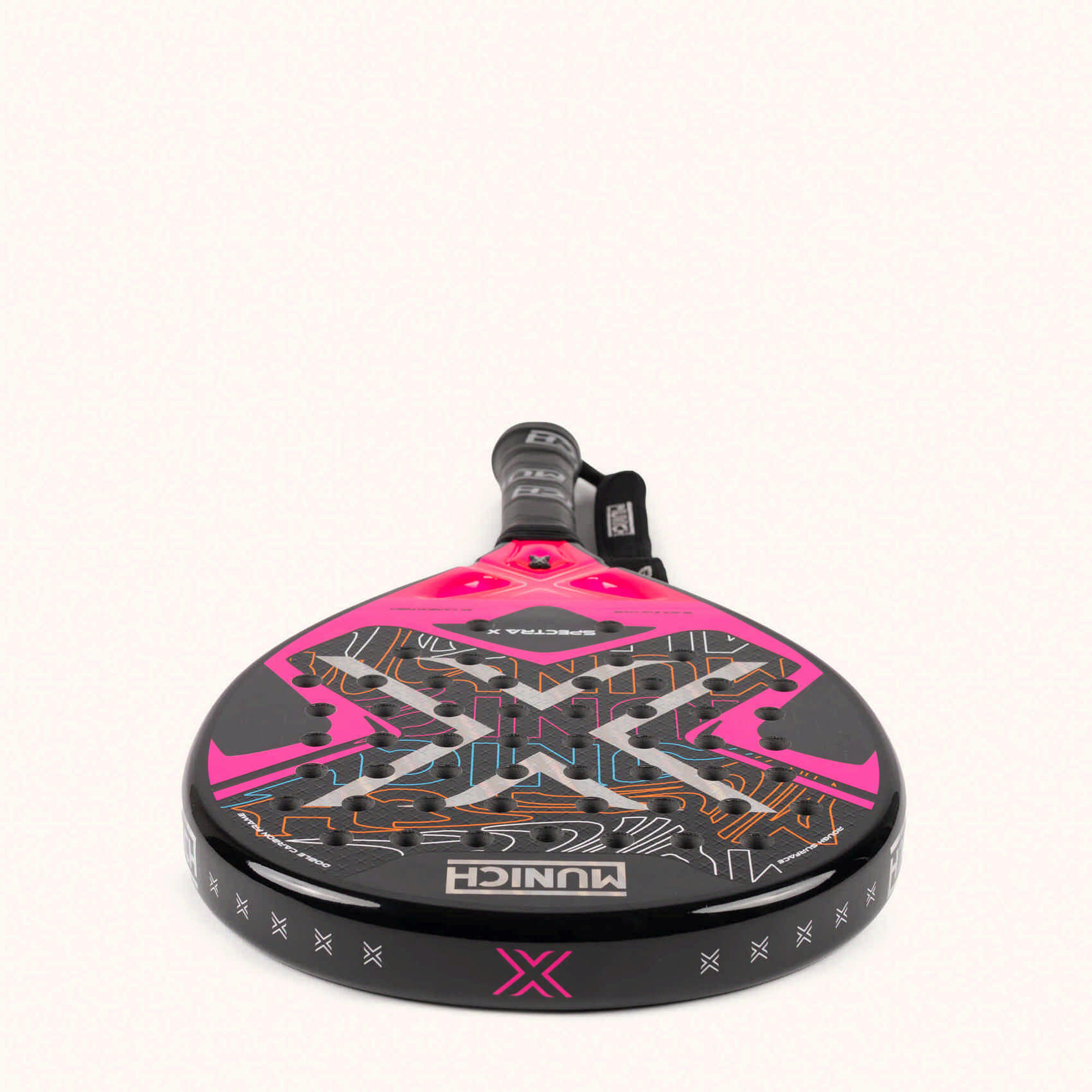 Pala de padel MUNICH SPECTRA X puissance et précision carbone 6K 4/5
