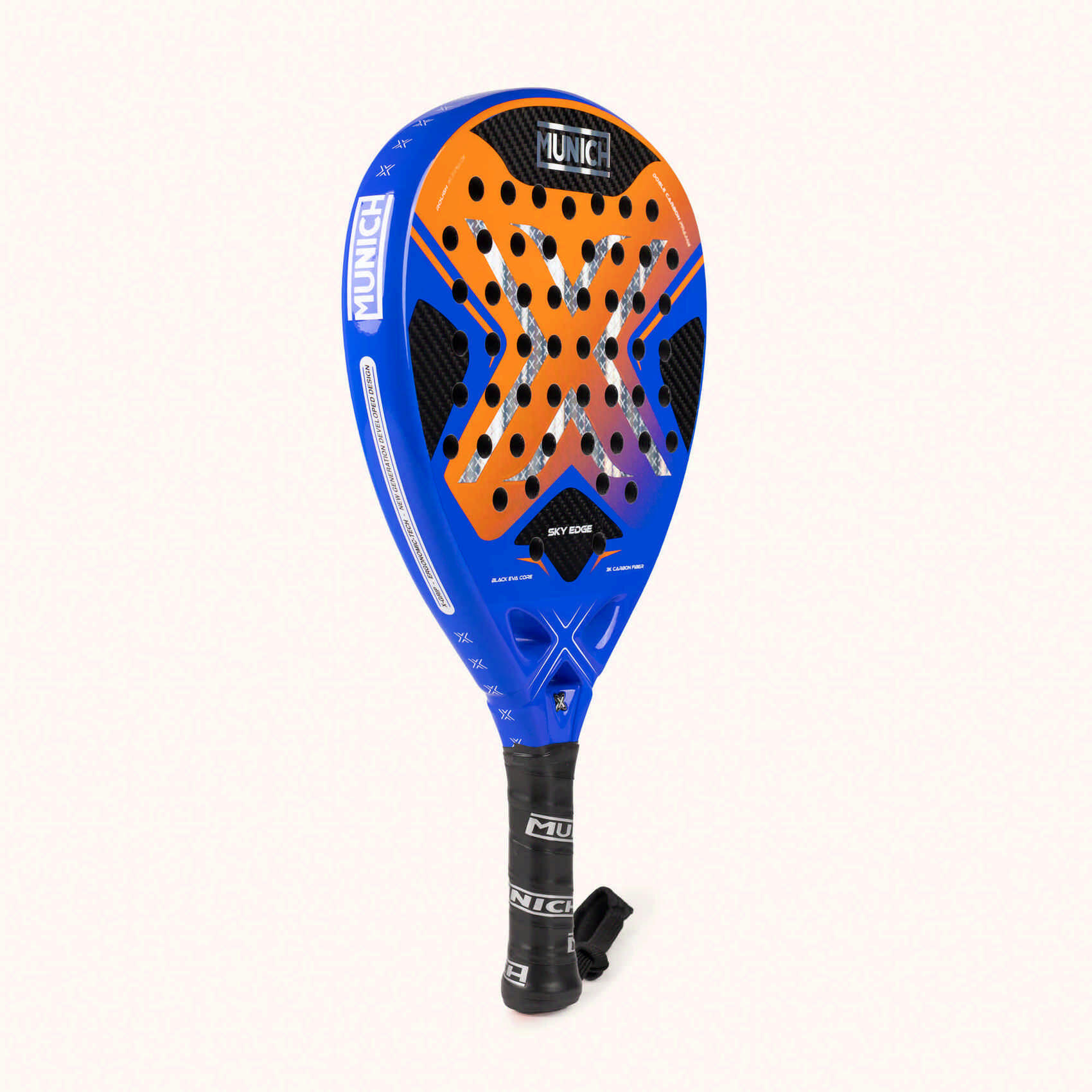 MUNICH SKY EDGE Pala de pádel de potencia y alto rendimiento con carbono 3K 2/5