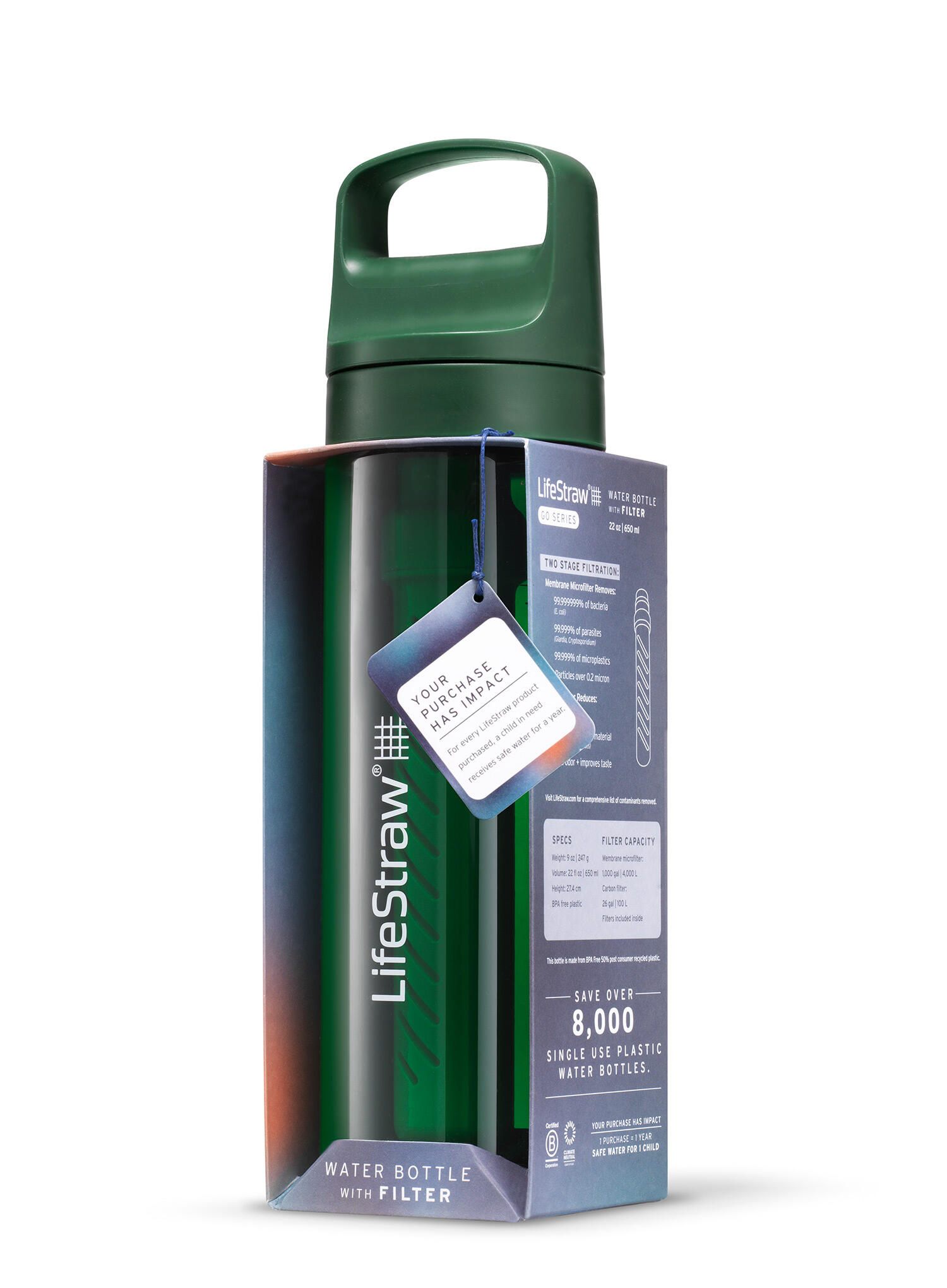 LifeStraw Go Series 650 ml Terrace Green 4/7