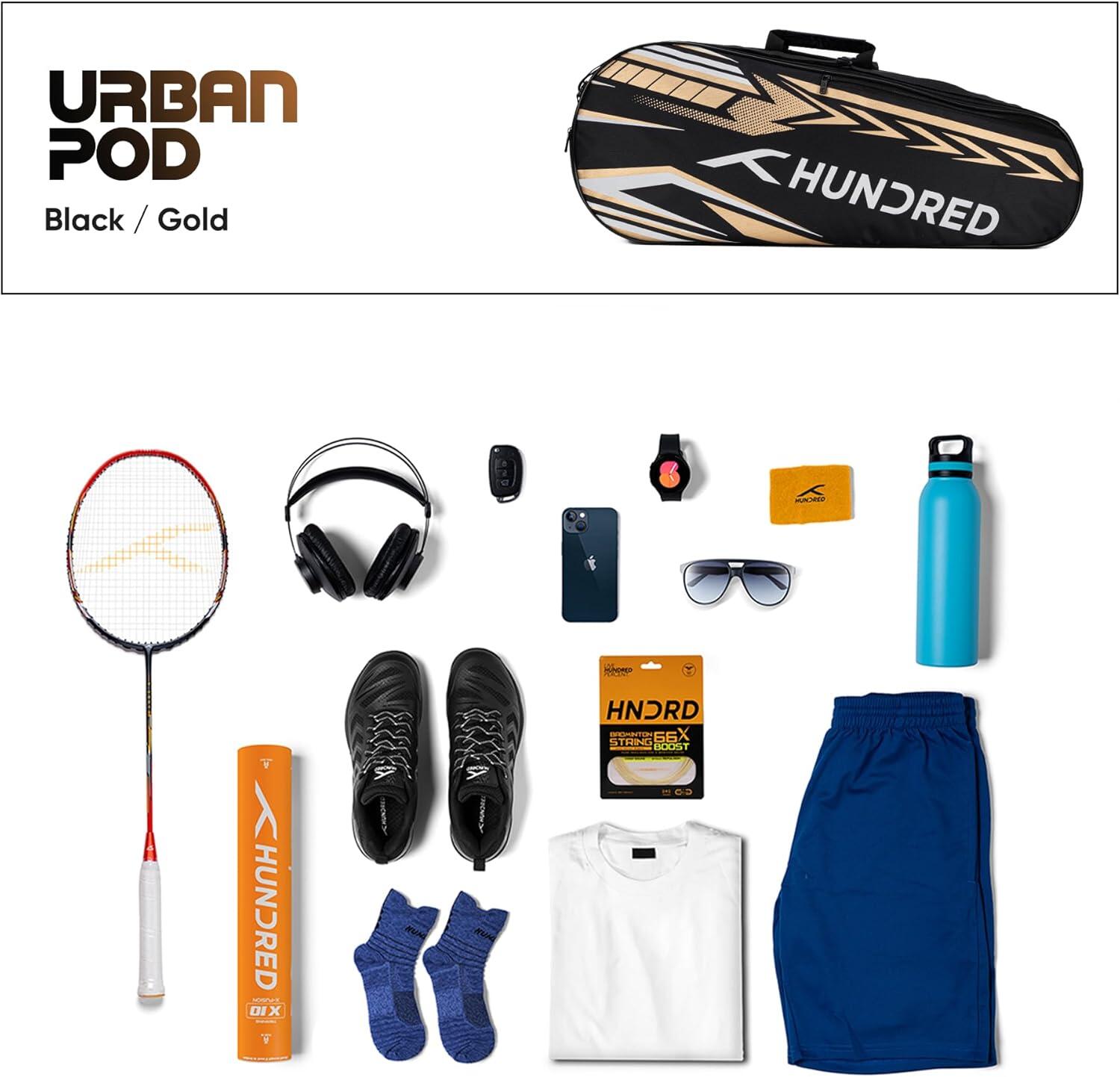Badmintontasche - Urban Pod Groß geräumig für Schläger und Schuhe 5/5