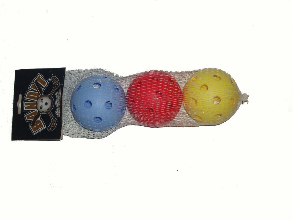 Palline floorball Eurostick — confezione da 3, 75 mm, 26 g 1/5