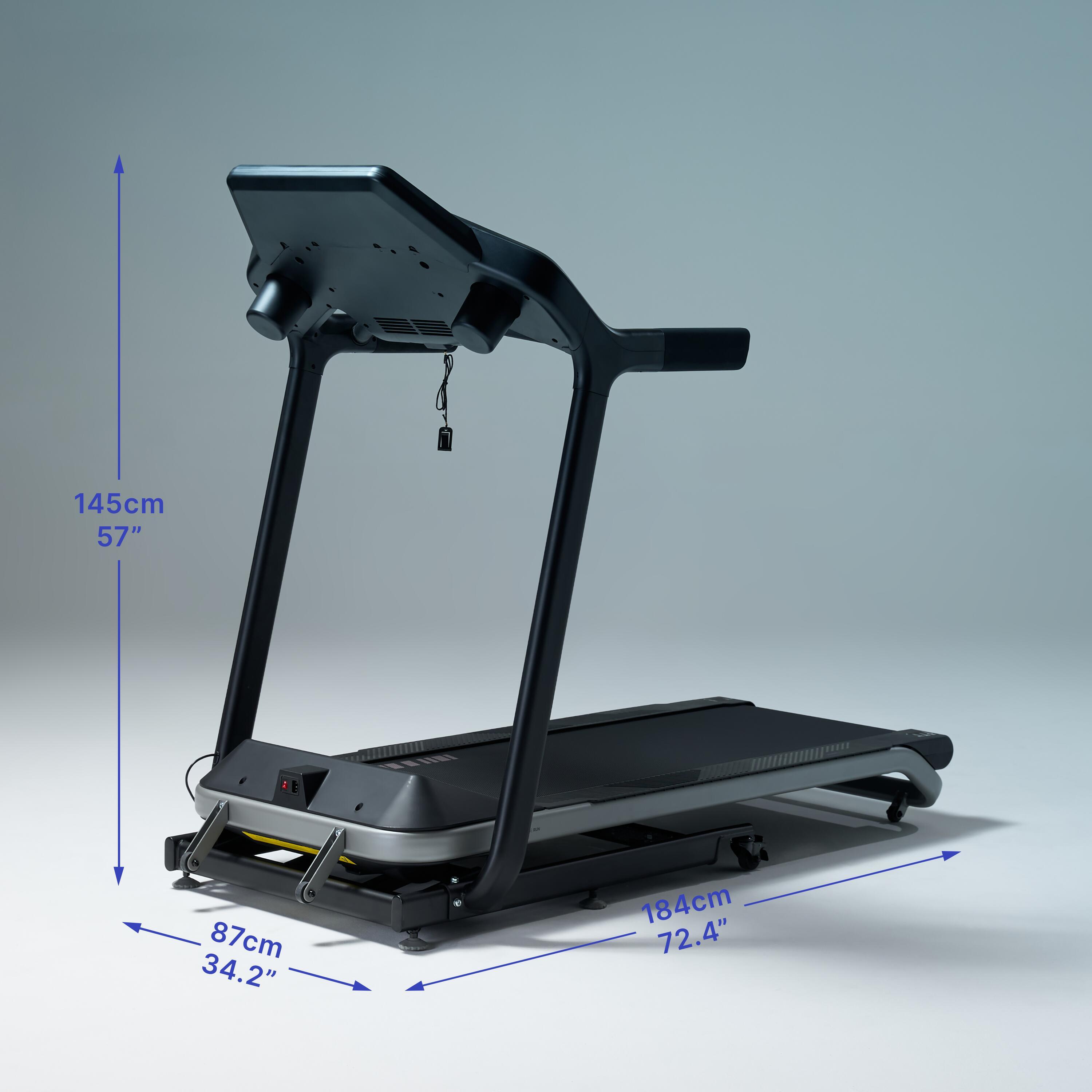 Tweedehands Opvouwbare loopband 22 km/u Challenge Run 500 met Decathlon-garantie 5/5