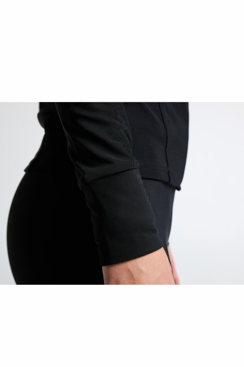 Technische Eislaufjacke mit Fleecefutter für Kinder - Schwarz 5/6