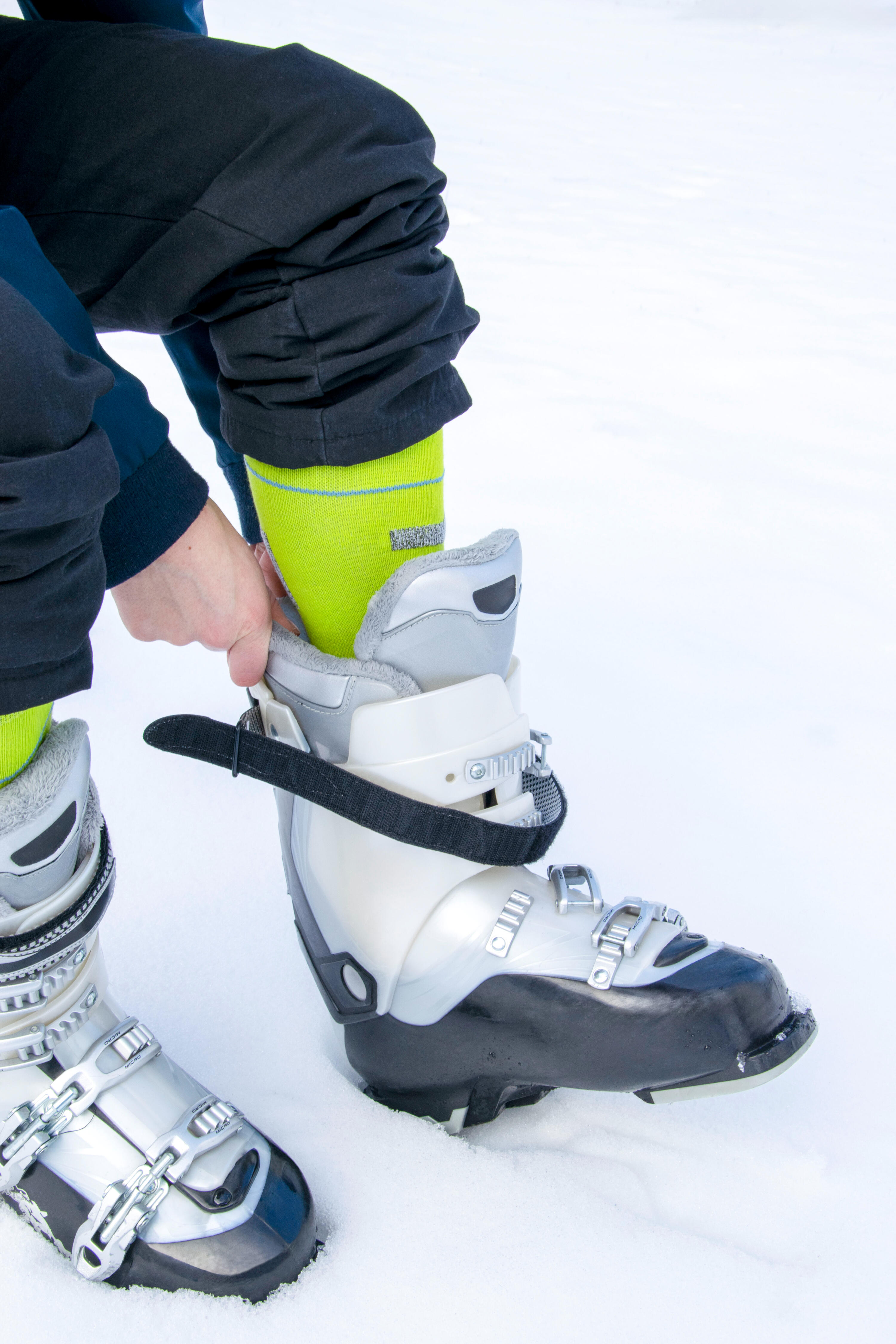 Skikniestrümpfe Thermokniestrümpfe 2/3