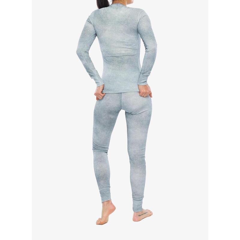 Pantaloni termici damă ODLO Active Warm X Pow Bl Bottom Long
