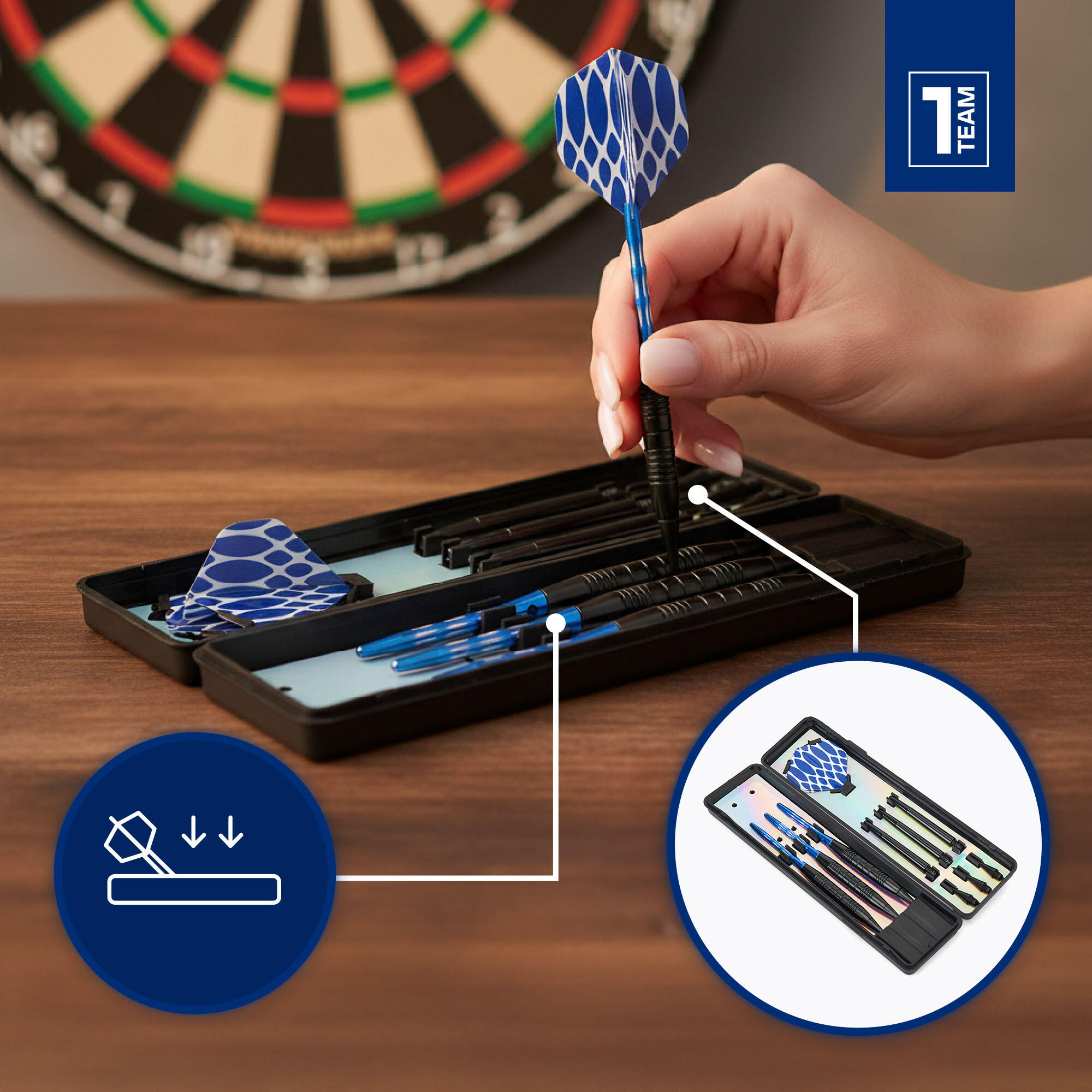 OneTeam Dart Soft BOLT dartpijlen 18,8 g 3 stuks 3/7