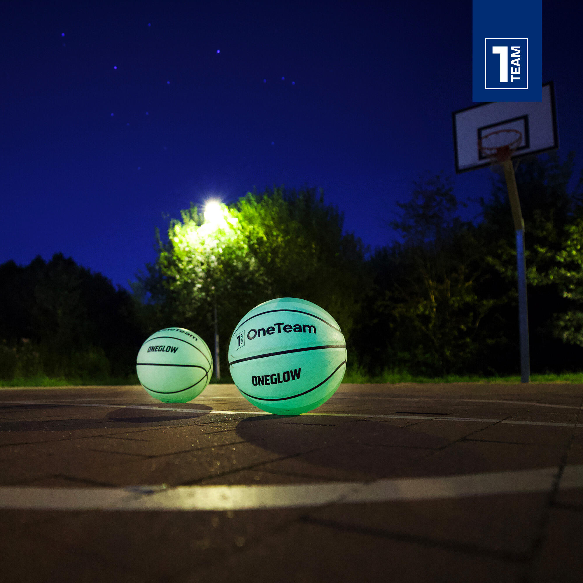 Piłka do koszykówki OneTeam Luminescencyjna 7/7