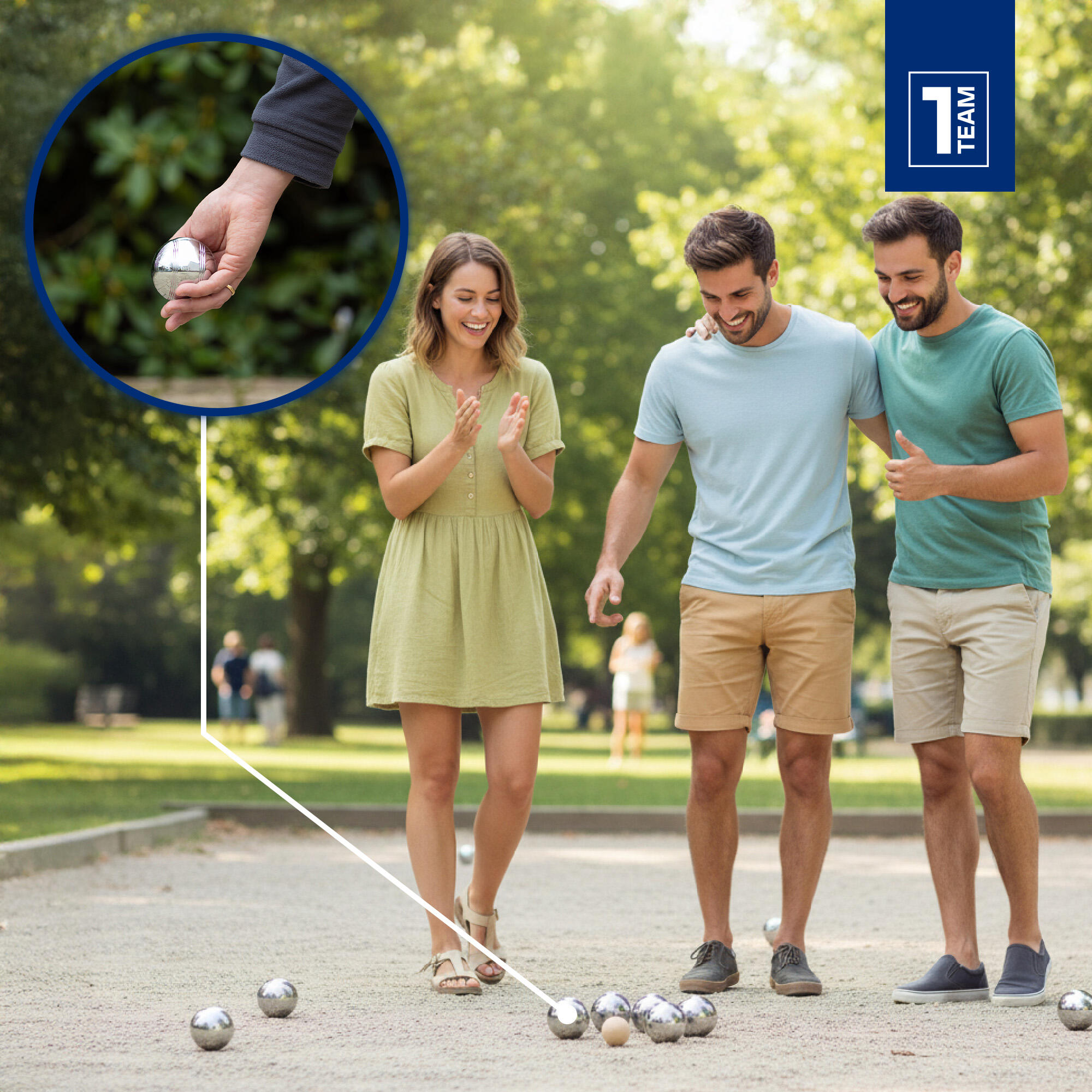 Bule OneTeam Satz mit 8 Kugeln zum FRU-Spiel 4/7