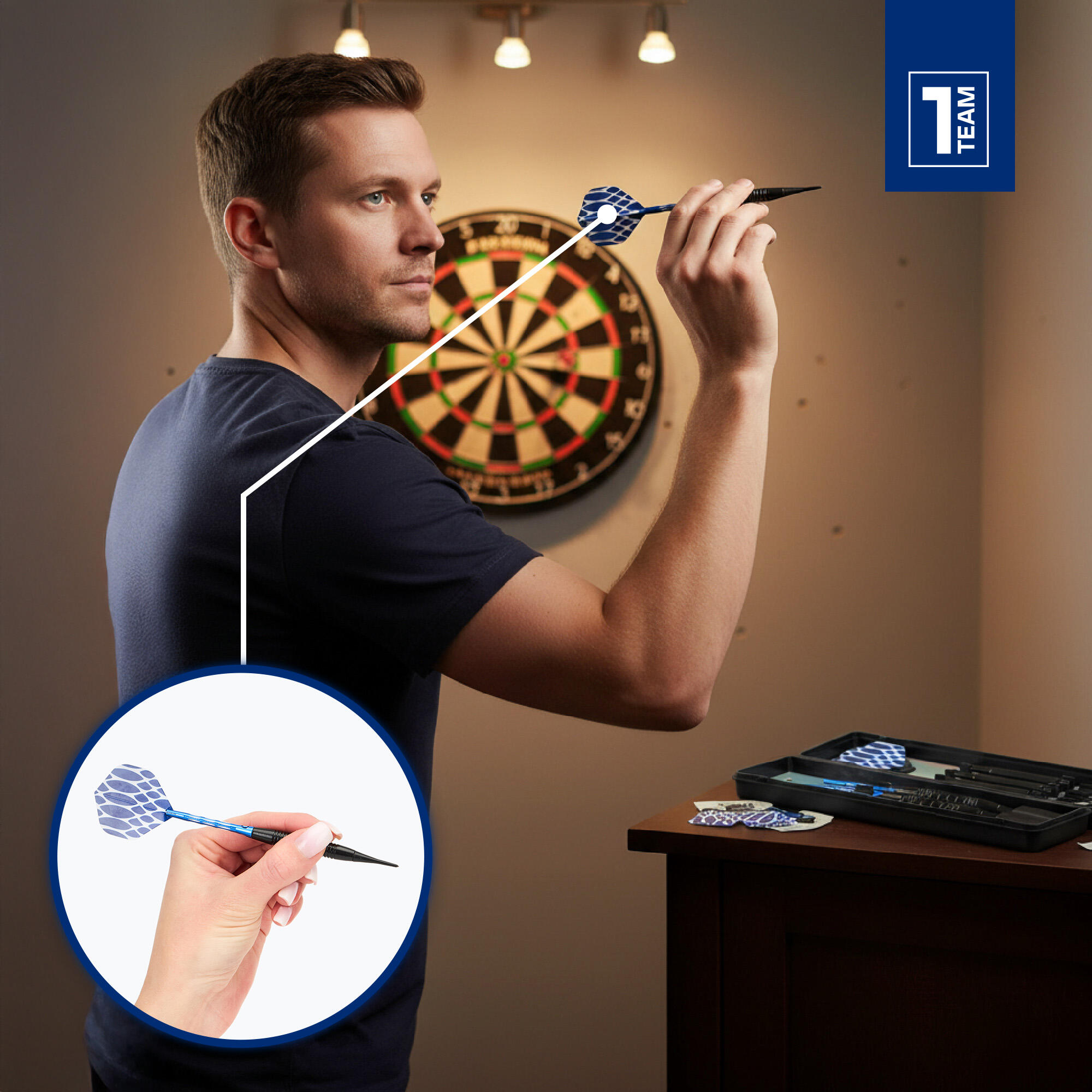OneTeam Dart Soft BOLT dartpijlen 18,8 g 3 stuks 4/7