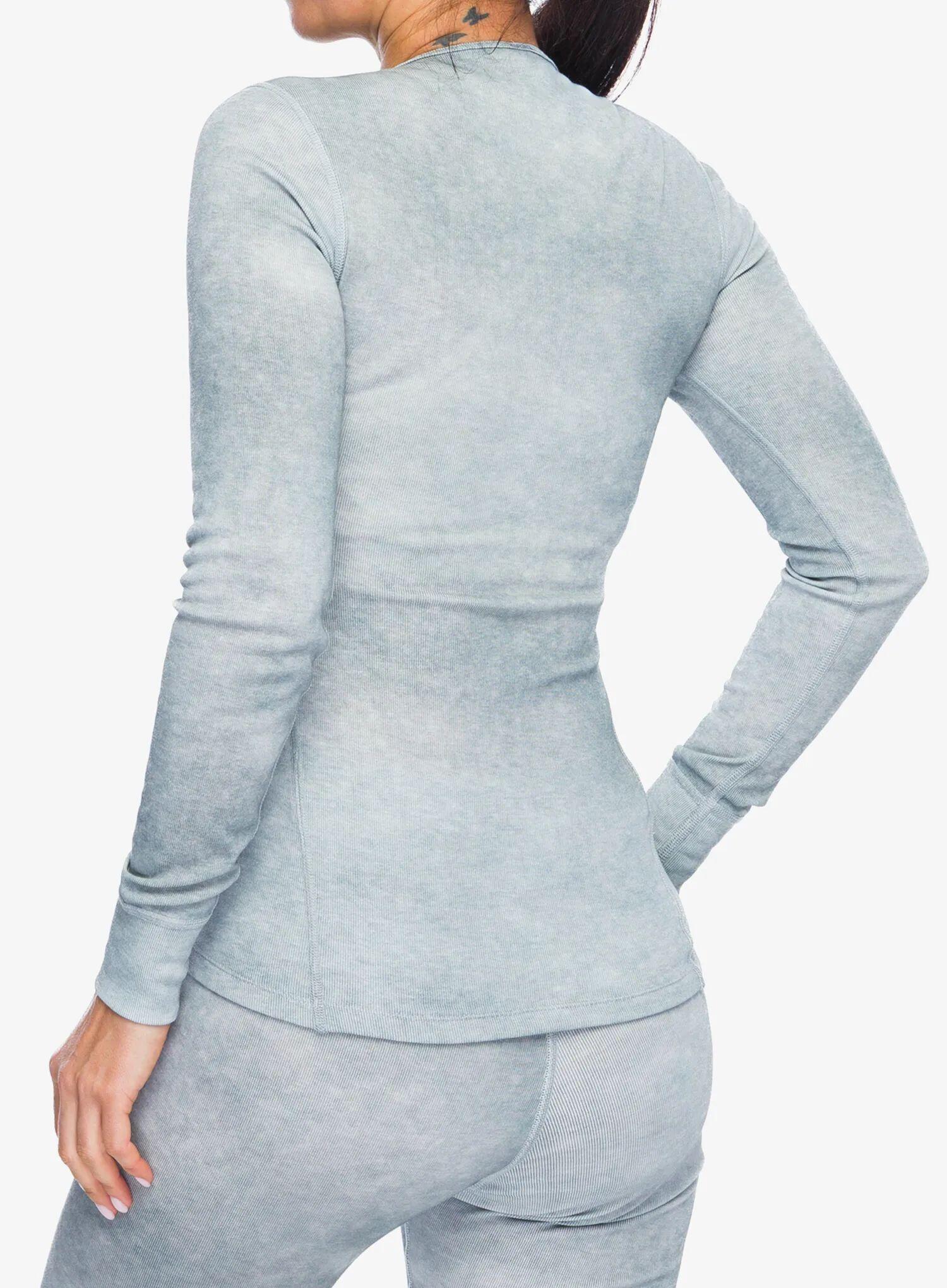 Maglia termica a maniche lunghe da donna ODLO Active Warm X Pow Bl Top collo 4/7