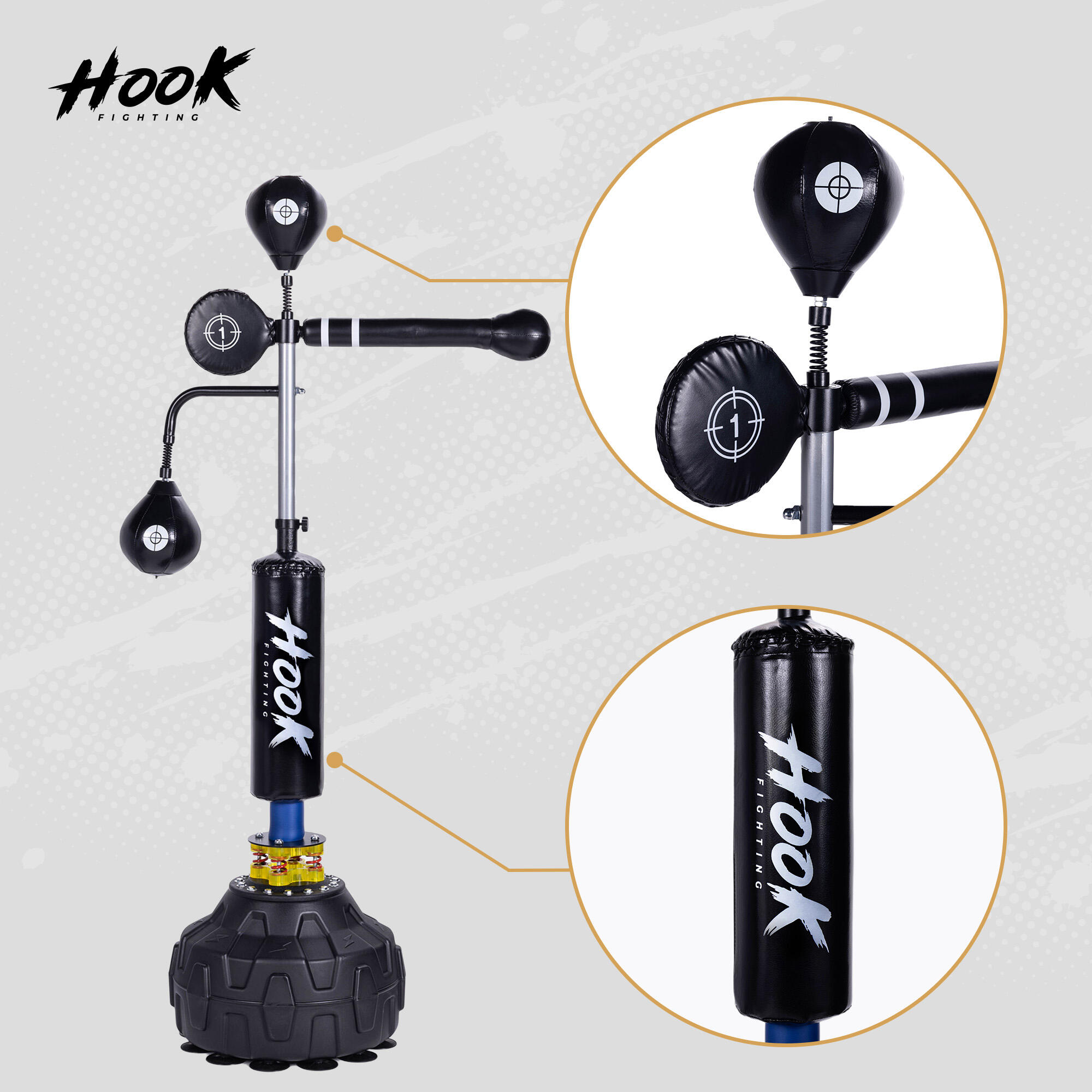 Gruszka wolnostojąca z ramieniem HOOK FIGHTING 3/7