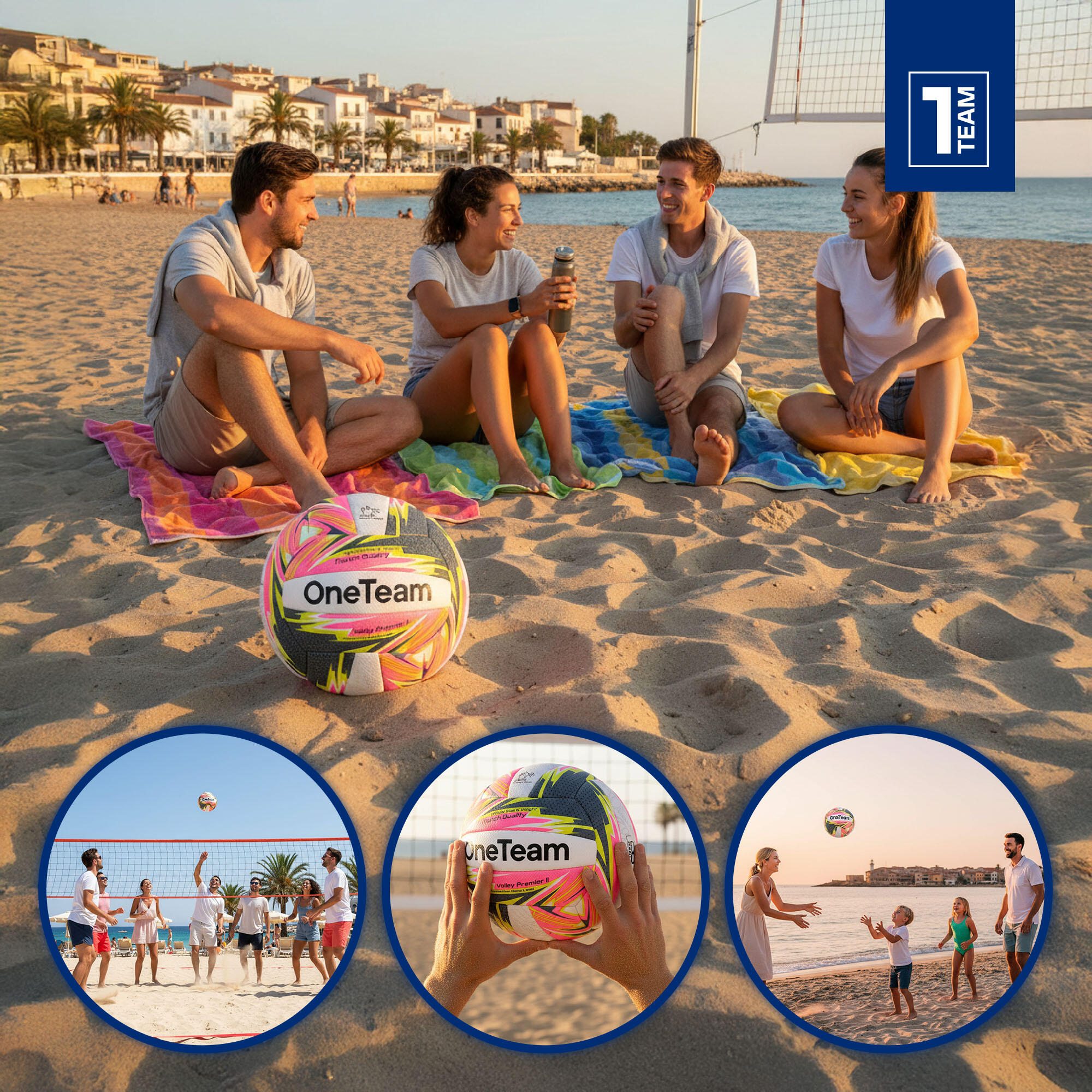 Pallone da beach volley OneTeam HS 5/7
