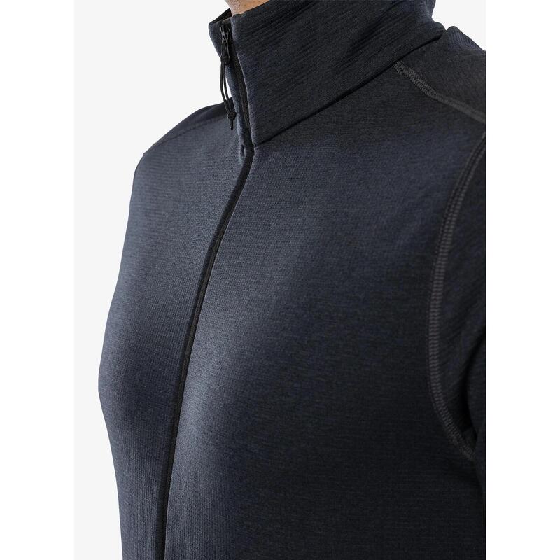Bluza bez kaptura rozpinana Odlo Mid layer full zip GRID FLEECE