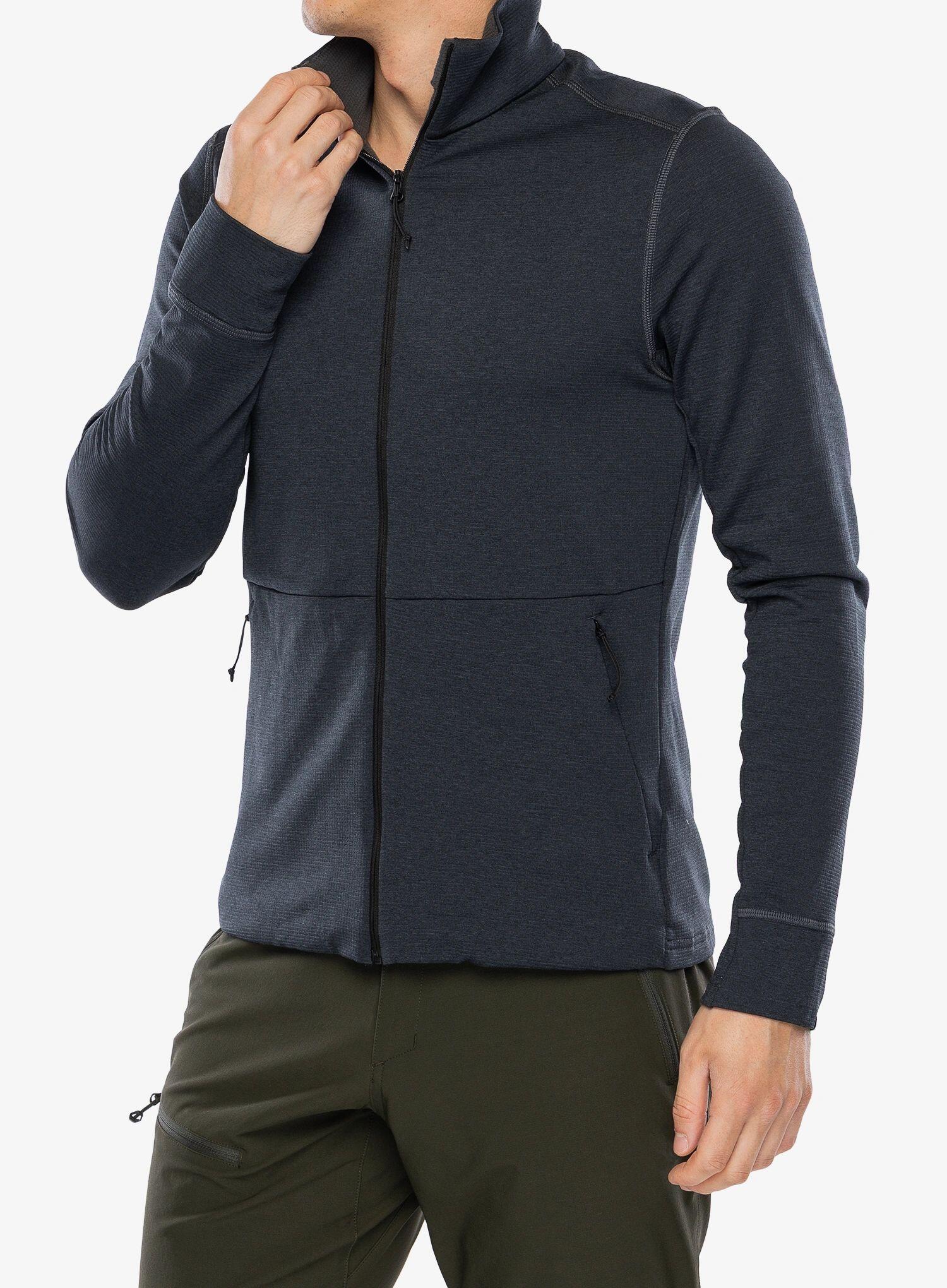 Bluza bez kaptura rozpinana Odlo Mid layer full zip GRID FLEECE 4/7