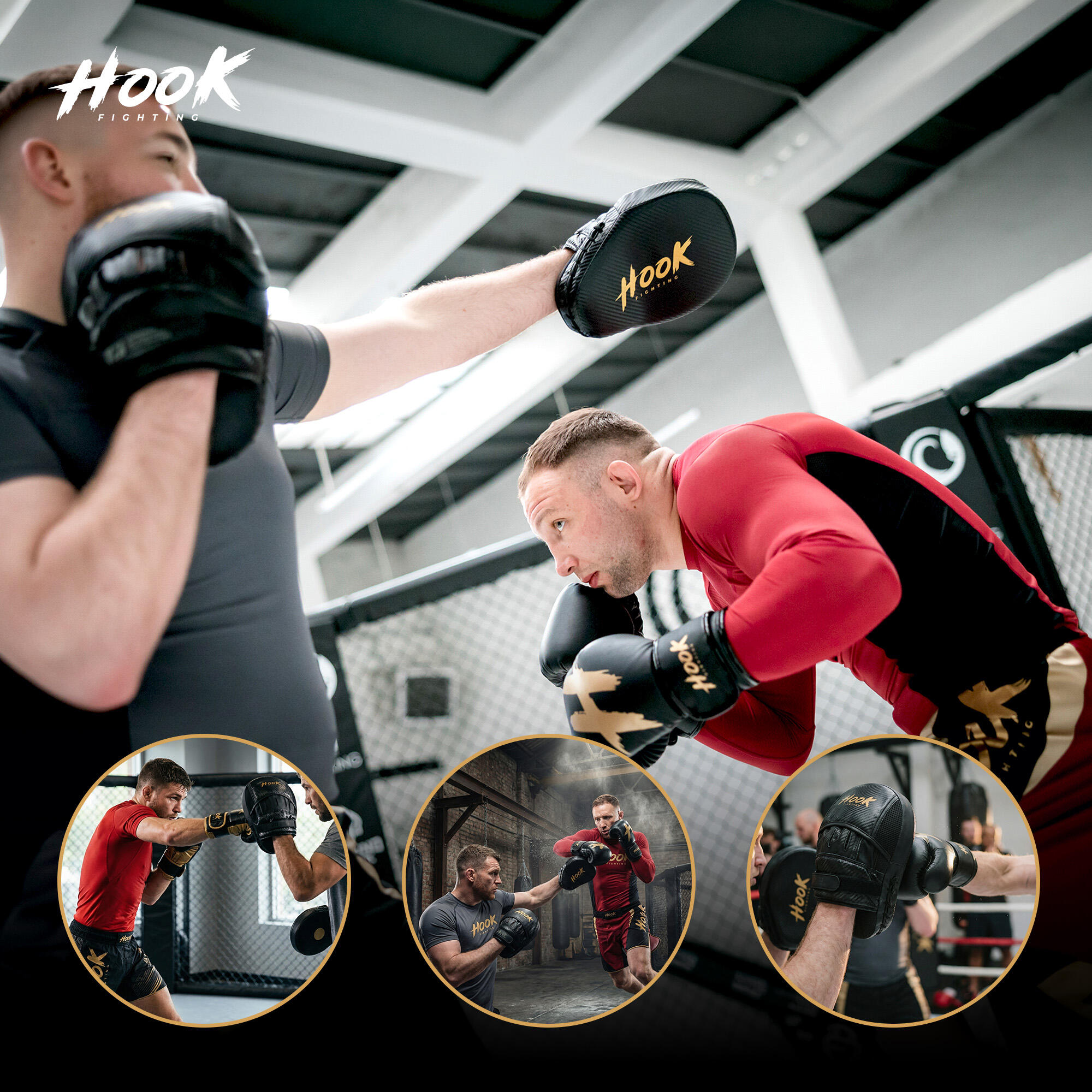 Łapy treningowe HOOK FIGHTING Carbon 5/6