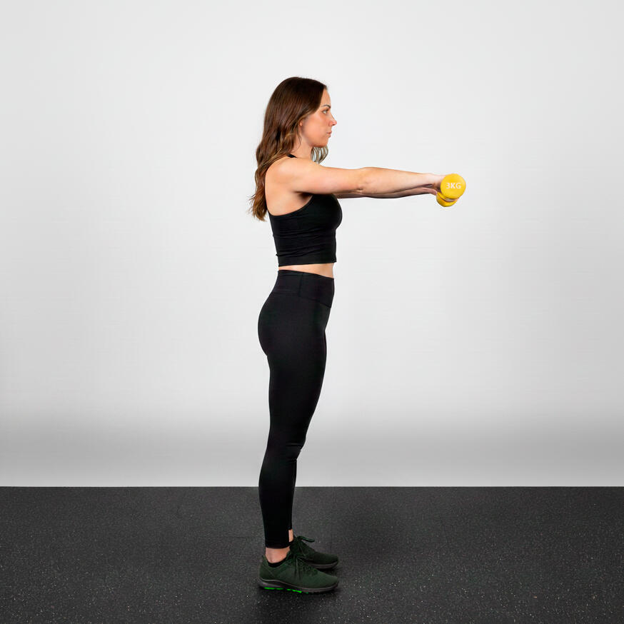 Par de Halteres de Neoprene - Cinzento - 5 Kg 6/7