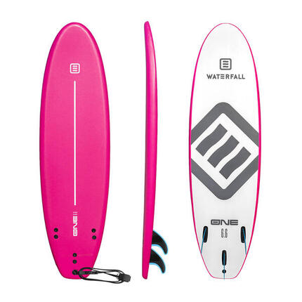 Planche Surf Waterfall One 6'6 Rubis 52L Adulte Intermédiaire / Débutant <50kg