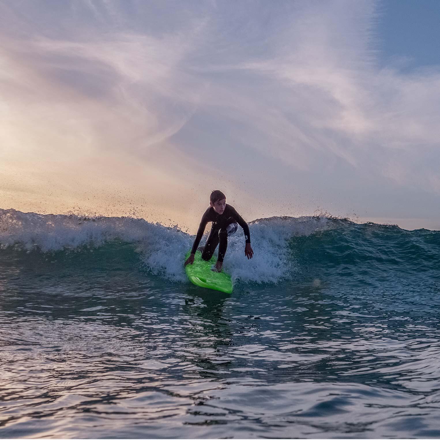 Tavola Surf Waterfall One 7' Verde Lime 80L Principiante <90kg 5/5