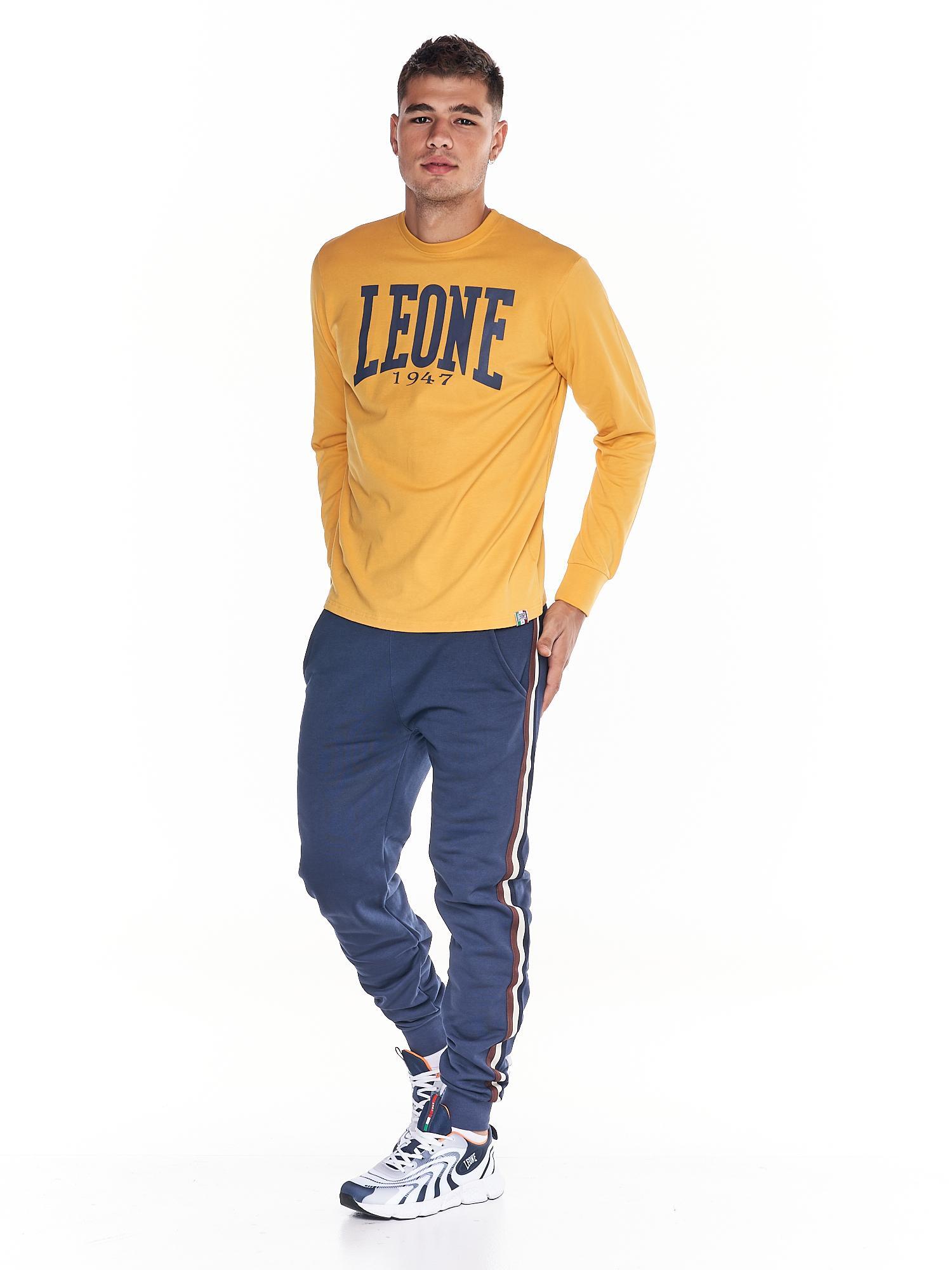 T-shirt da uomo maniche lunghe Leone 1947 Apparel 3/8