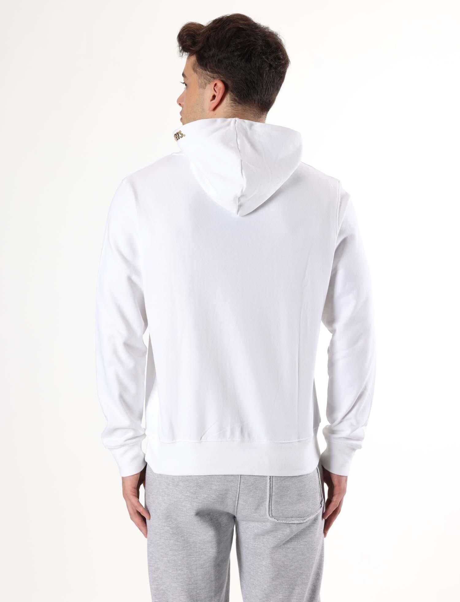 Felpa da uomo pull on con cappuccio non felpata Leone New Gold 2/6
