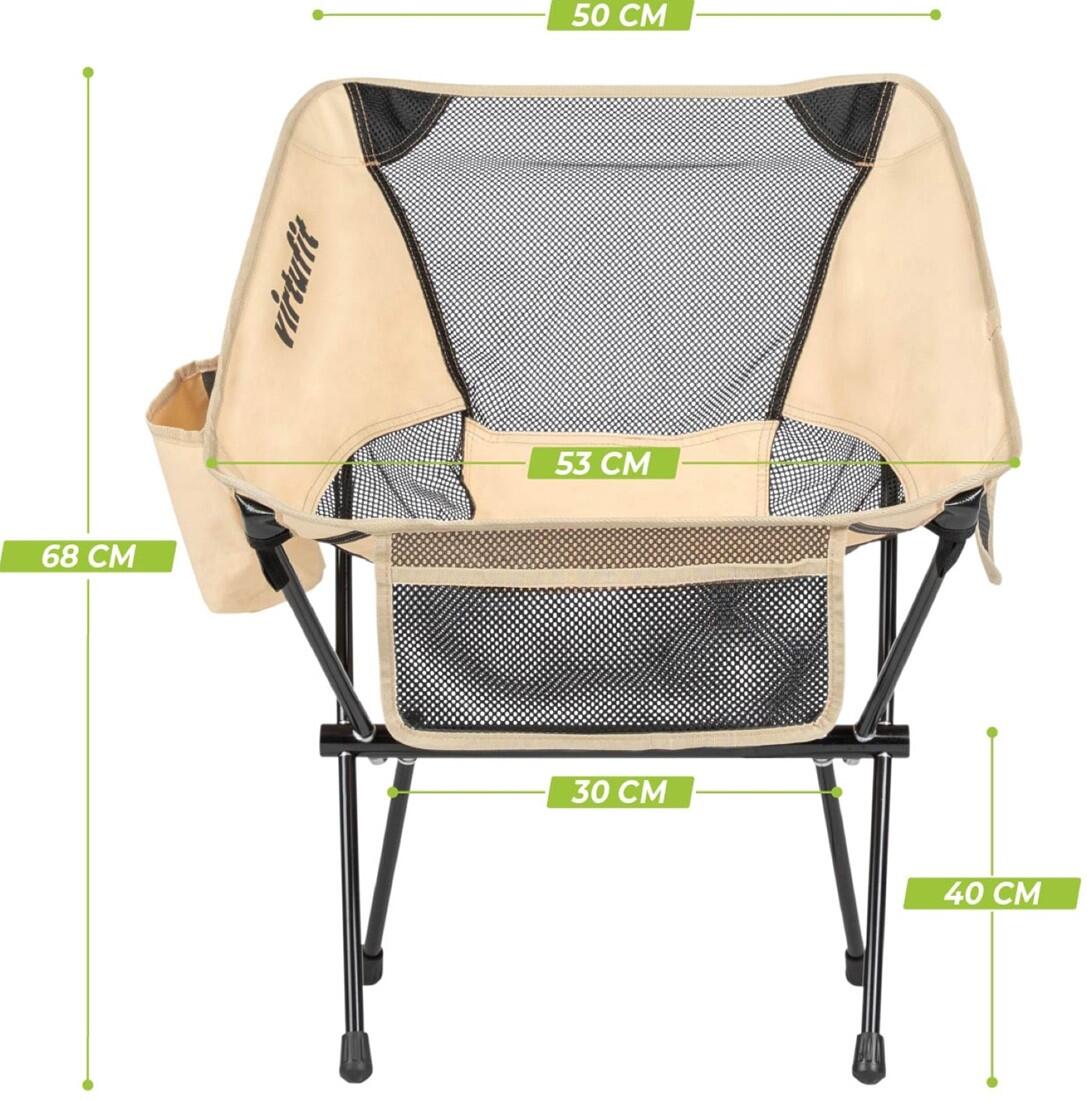 Silla de camping - Compacta - Beige 7/8