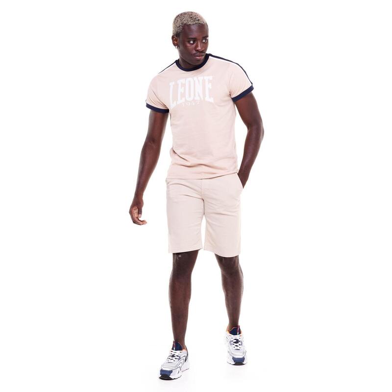 Tricou bărbătesc Earth Tones cu logo mare
