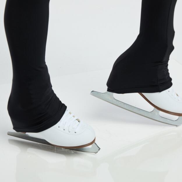 Pantalon de patinage - Biellmann bleu blanc rouge 3/4