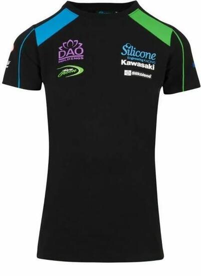 Camisetas Kawasaki Mujer Negro