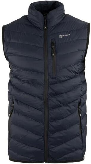 Gilet matelassé homme Mckees - coupe classique, col montant, bleu marine