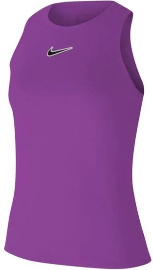 Maglia da tennis da donna Nike Court viola