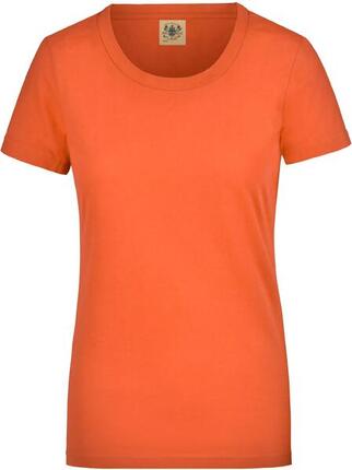 Damen T-Shirt James & Nicholson Vintage Shirt Orange