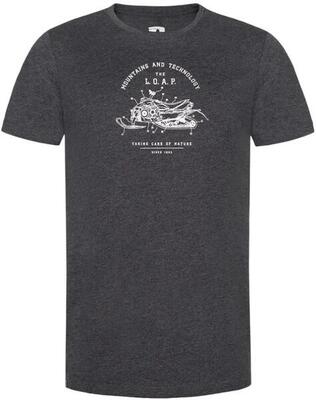 Loap beau heren t-shirt zwart - 100% katoen, korte mouw