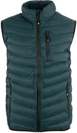 Gilet d'hiver matelassé Mckees pour homme - coupe classique, col montant