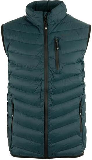 Gilet d'hiver matelassé Mckees pour homme - coupe classique, col montant