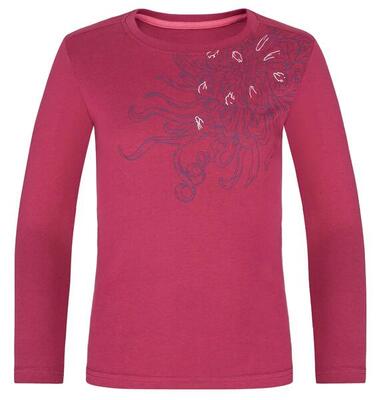 Maglietta bambina Loap Bizel maniche lunghe rosa