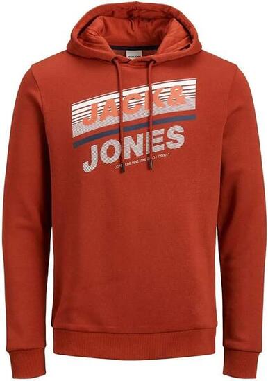 Felpa da uomo Jack & Jones Rossa
