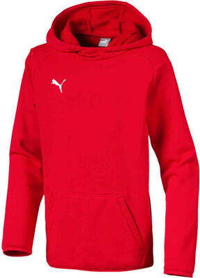 Felpa per bambini Puma Felpa con cappuccio Rossa