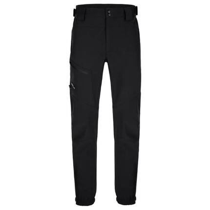 Czarne męskie spodnie softshell - wiatroodporne i oddychające