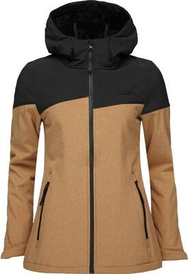 Softshell damesjack loap ludysa bruin